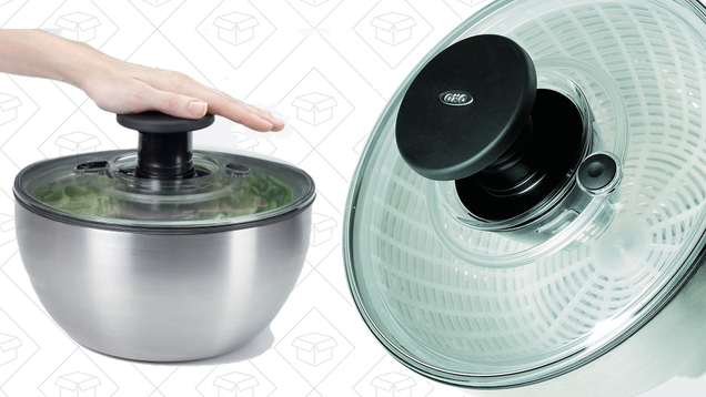 OXO Steel Salad Spinner | $35 | Amazon
